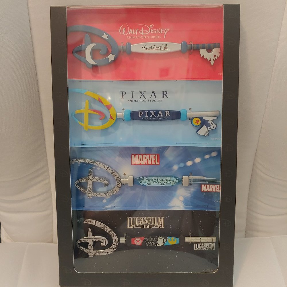 Disney Store Studio Key Collector set of 4